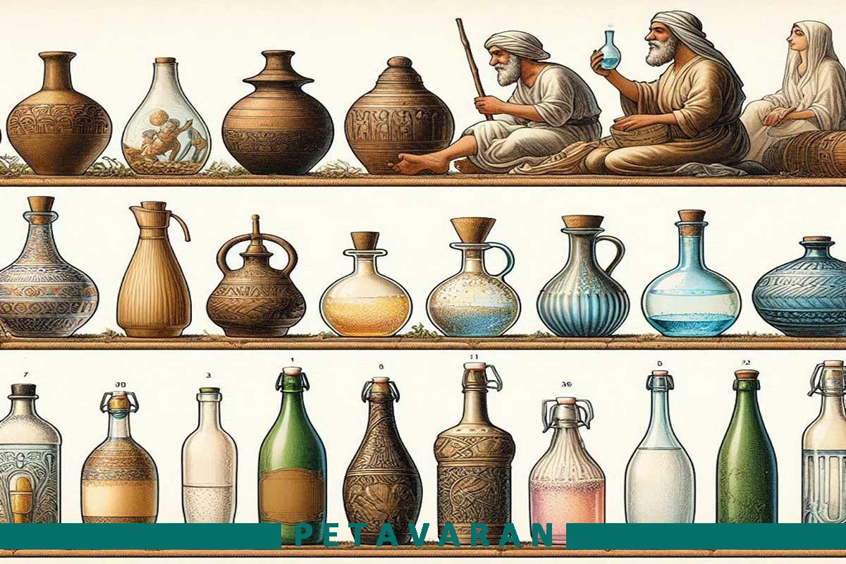 تاریخچه بطری ها_از دوران باستان تا امروز