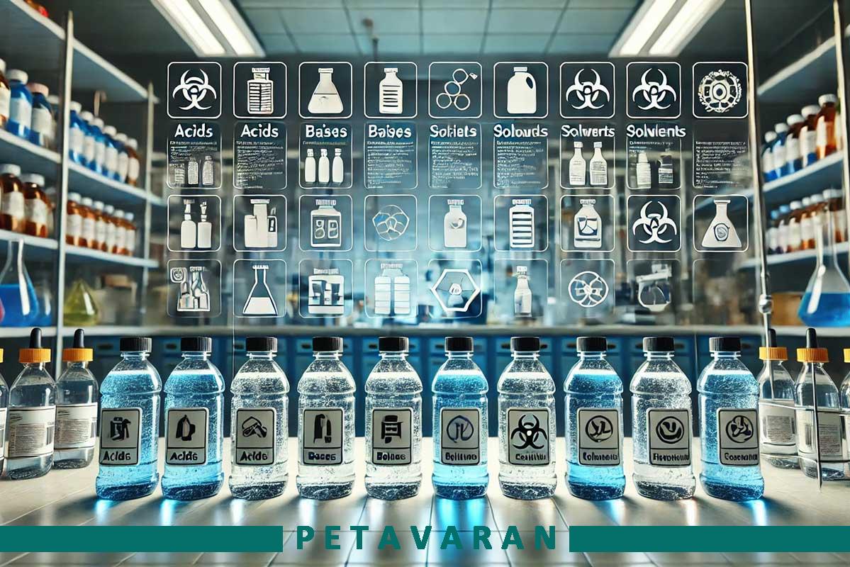 راهنمای انتخاب بطری مناسب برای مواد شیمیایی راهنمای انتخاب بطری مناسب برای مواد شیمیایی